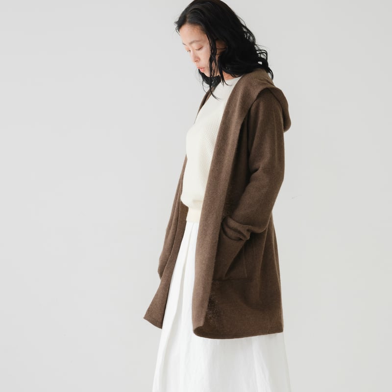 CA&Co. YAK フード付きロングカーディガン | short finger CA&Co. YAK フード付きロングカーディガン | short finger
