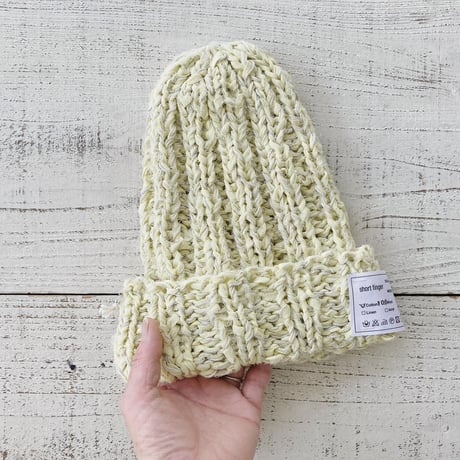【オーダー品】Chiffon Rib cap（コットンキャップ）