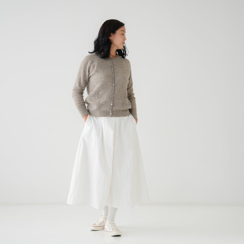 CA & Co. コットンフロントタックスカート | short finger CA & Co. コットンフロントタックスカート | short finger