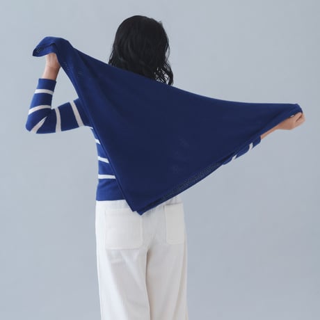 【予約販売】CA & Co. カシミヤ メッシュ スクエア ストール
