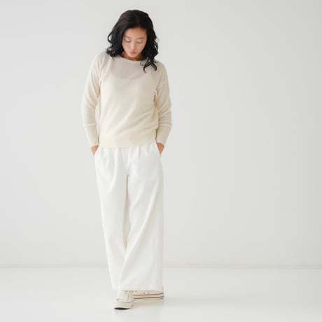 【予約販売】CA & Co. カシミヤ メッシュセーター