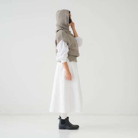 【予約販売】CA & Co. コットンフロントタックスカート