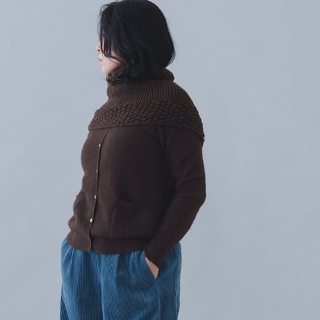 【予約販売】CA＆Co. 手編み　YAK  bulky warmer（big）