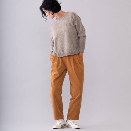 【予約販売】CA＆Co.  コーデュロイテーパードパンツ
