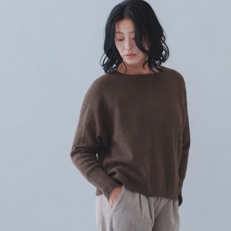 【予約販売】CA＆Co. YAK  ガーゼ編みスクエアセーター