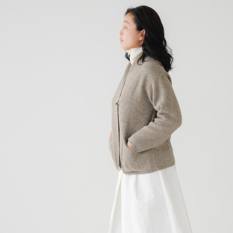 CA＆Co. YAK リバーシブル ハーフコート | short finger 