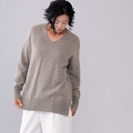 【予約販売】CA＆Co. YAK  Vネック サイドスリット チュニック
