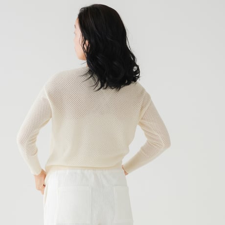 【予約販売】CA & Co. カシミヤ メッシュセーター