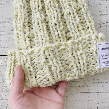 【オーダー品】Chiffon Rib cap（コットンキャップ）