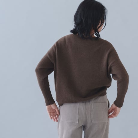 【予約販売】CA＆Co. YAK  ガーゼ編みスクエアセーター