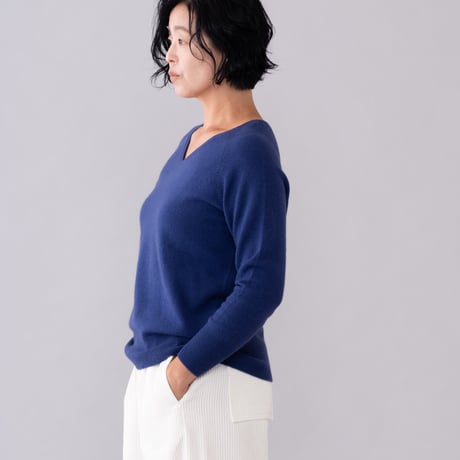 【予約販売】CA＆Co. カシミヤ　Vネックセーター