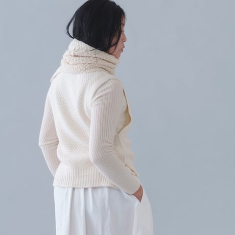 【予約販売】CA＆Co. Cashmere 鹿の子編みベスト