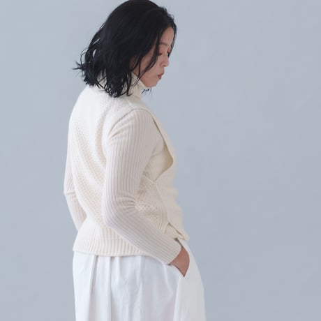 【予約販売】CA＆Co. Cashmere 鹿の子編みベスト