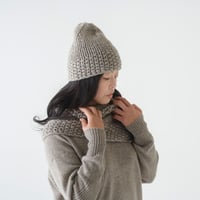 【予約販売】CA＆Co. 手編み　YAK  bulky knit cap