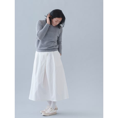 【予約販売】CA & Co. コットンフロントタックスカート