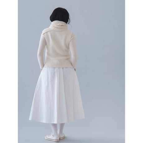 【予約販売】CA & Co. コットンフロントタックスカート