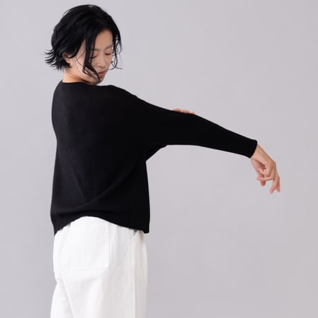 【予約販売】CA＆Co. YAK  ガーゼ編みスクエアセーター