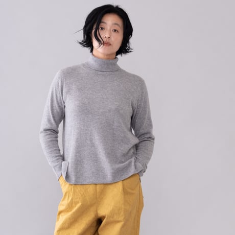 【予約販売】CA＆Co. カシミヤ　タートルネックセーター