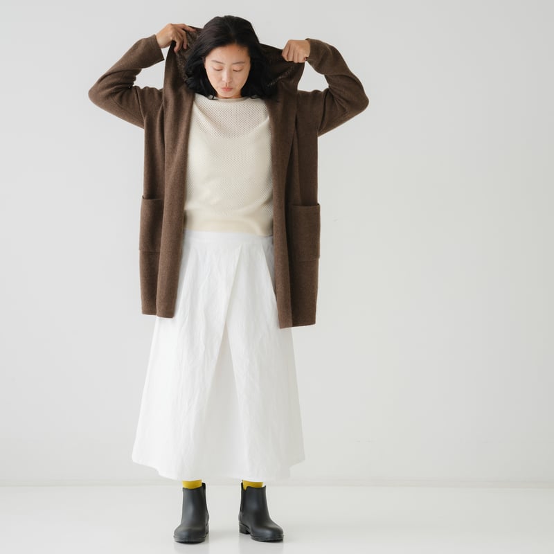 CA&Co. YAK フード付きロングカーディガン | short finger CA&Co. YAK フード付きロングカーディガン | short finger