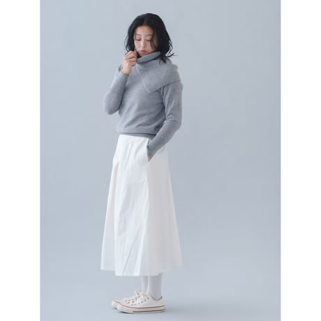 【予約販売】CA & Co. コットンフロントタックスカート