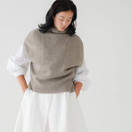 【予約販売】CA＆Co. YAK  ドロップショルダーベスト