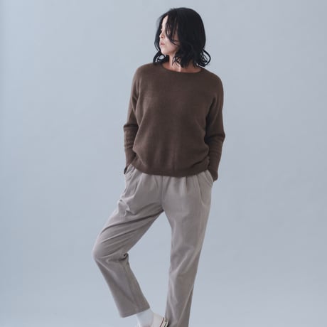 【予約販売】CA＆Co. YAK  ガーゼ編みスクエアセーター