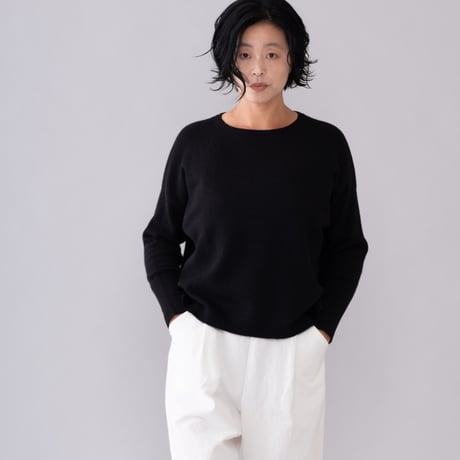 【予約販売】CA＆Co. YAK  ガーゼ編みスクエアセーター
