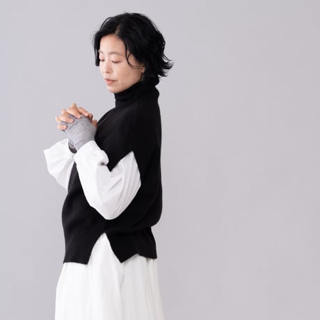【予約販売】CA＆Co. YAK  ドロップショルダーベスト