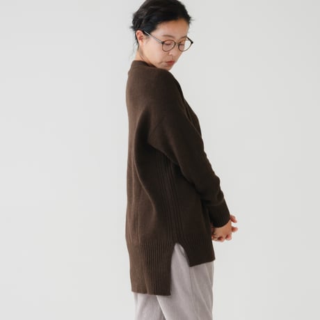 【予約販売】CA＆Co. YAK  Vネック サイドスリット チュニック