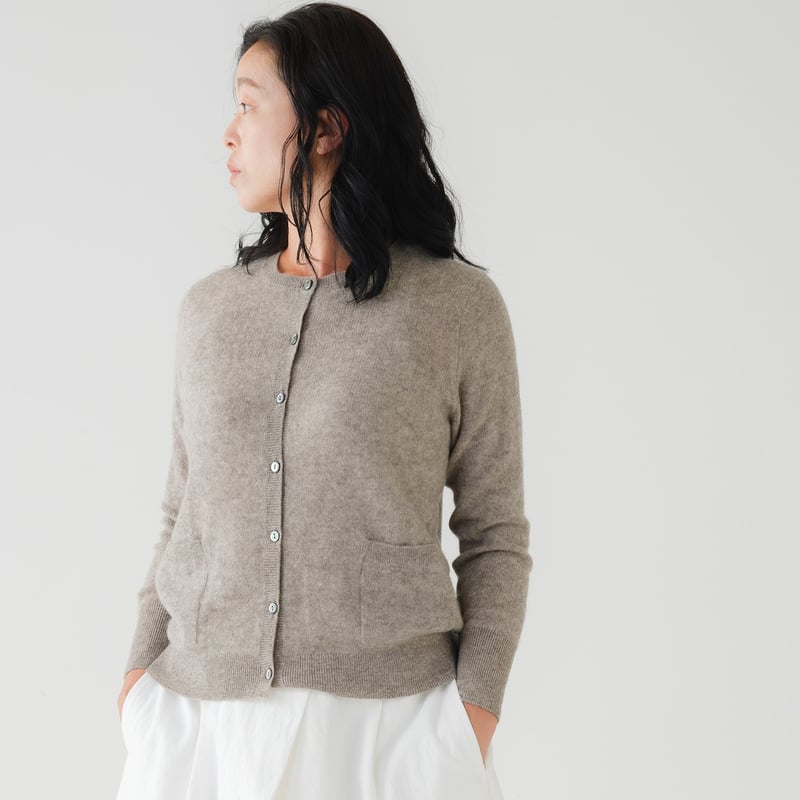 CA&Co. YAK クルーネックカーディガン | short finger CA&Co. YAK クルーネックカーディガン | short finger