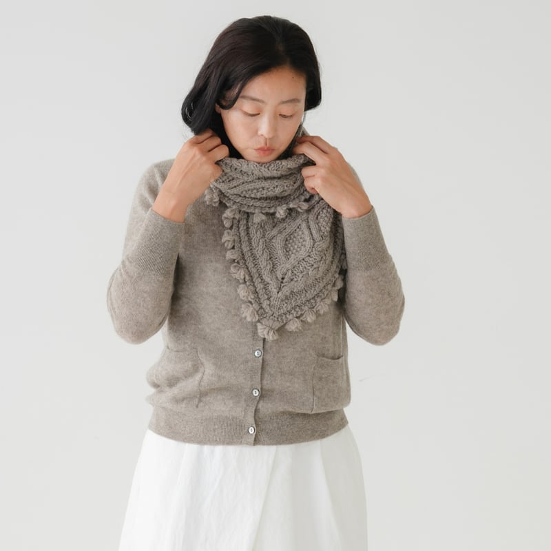 CA&Co. YAK クルーネックカーディガン | short finger CA&Co. YAK クルーネックカーディガン | short finger