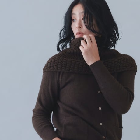 【予約販売】CA＆Co. 手編み　YAK  bulky warmer（big）