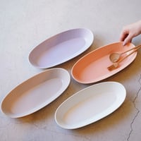 BATEAU 　バトートレイ　筋彫り　大