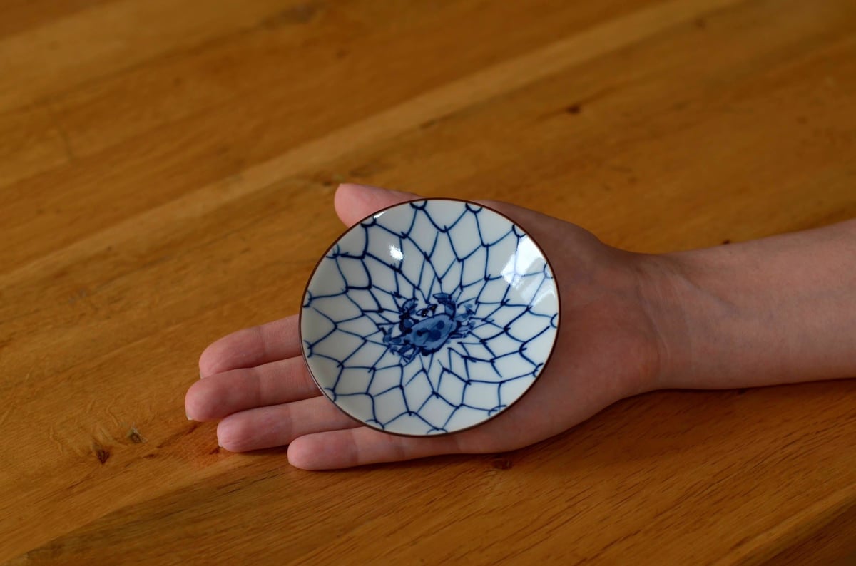 豆皿 網絵（青、赤） | ZOE L'Atelier de Poterie