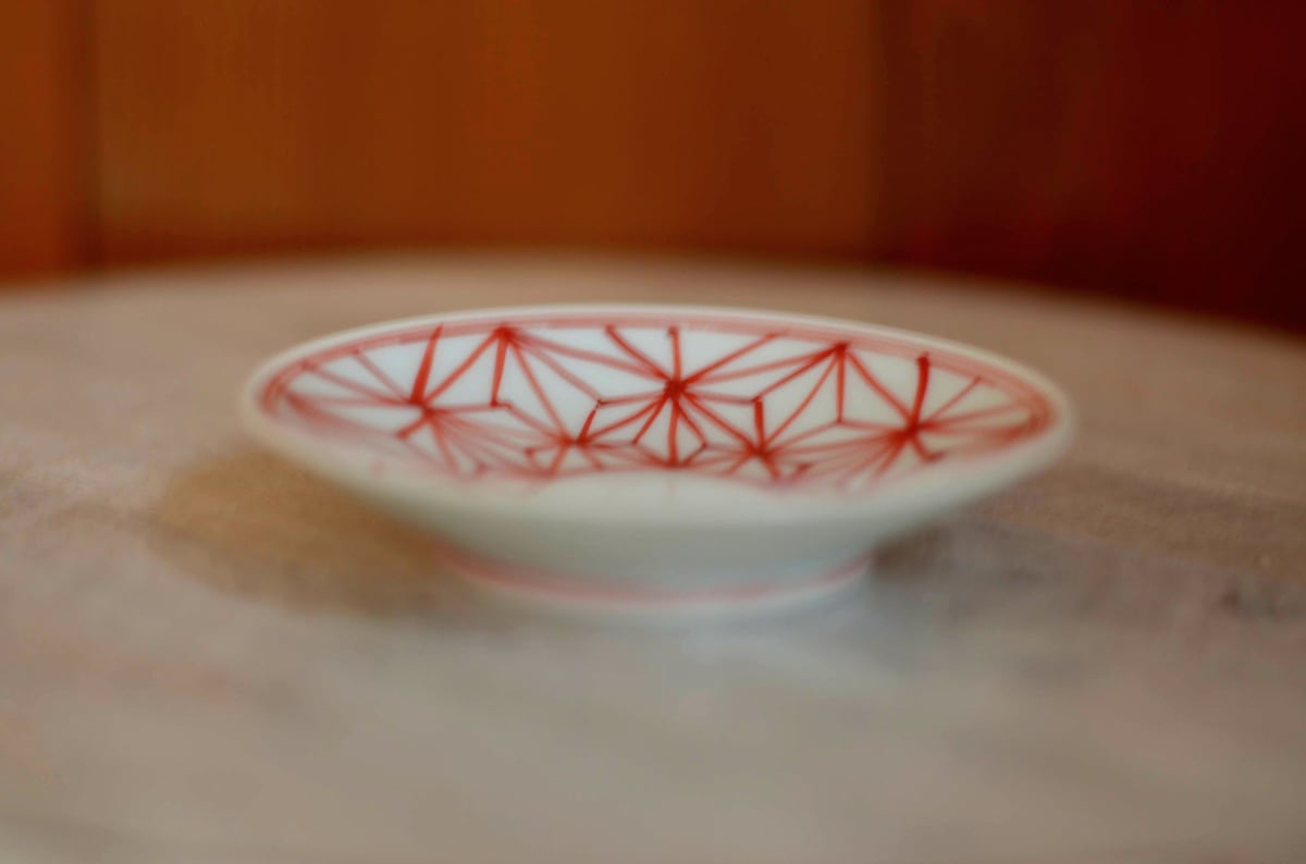 麻の葉.桜の小皿3枚セット（赤青茶） fit=scale-down,w=1200