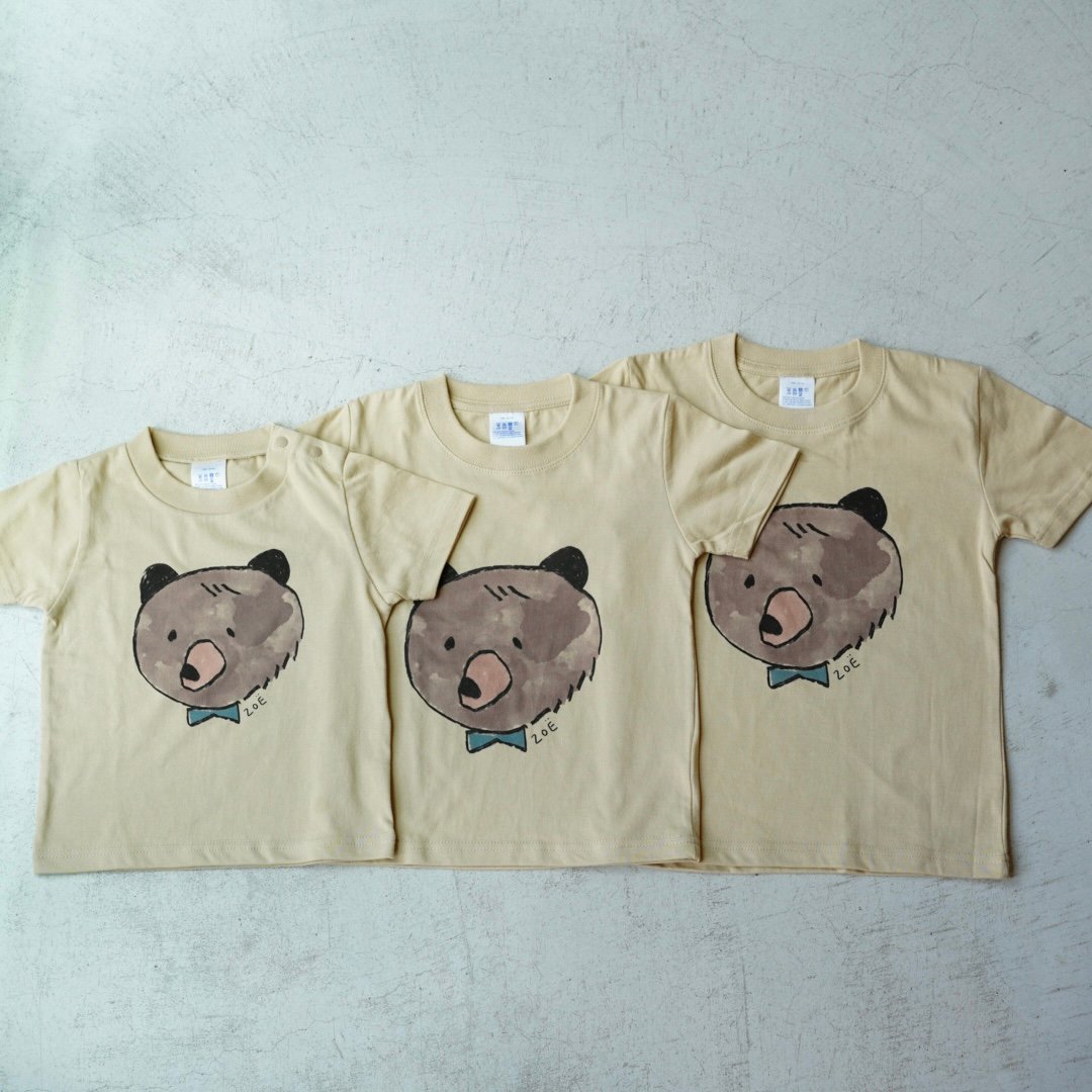 ANIMAUX T-shirt OURS くま | ZOE L'Atelier de Poterie