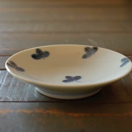 豆皿　根引き松