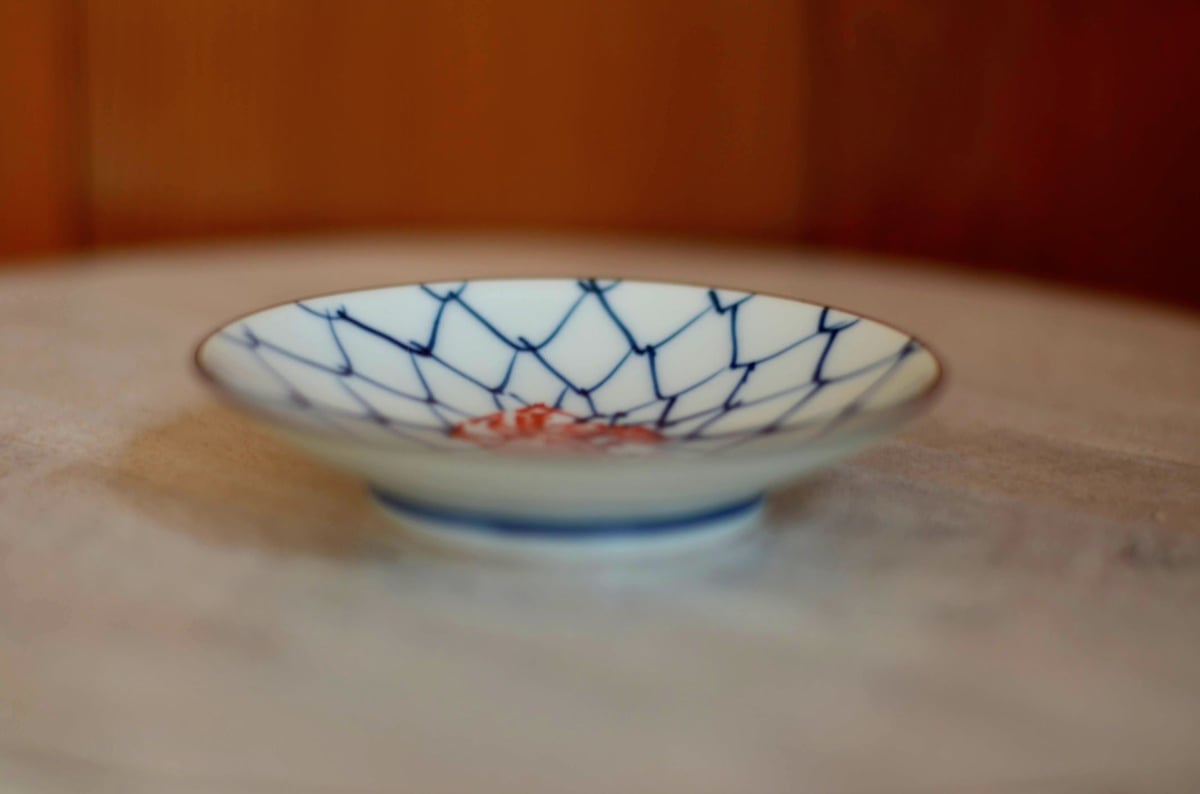 豆皿 網絵（青、赤） | ZOE L'Atelier de Poterie