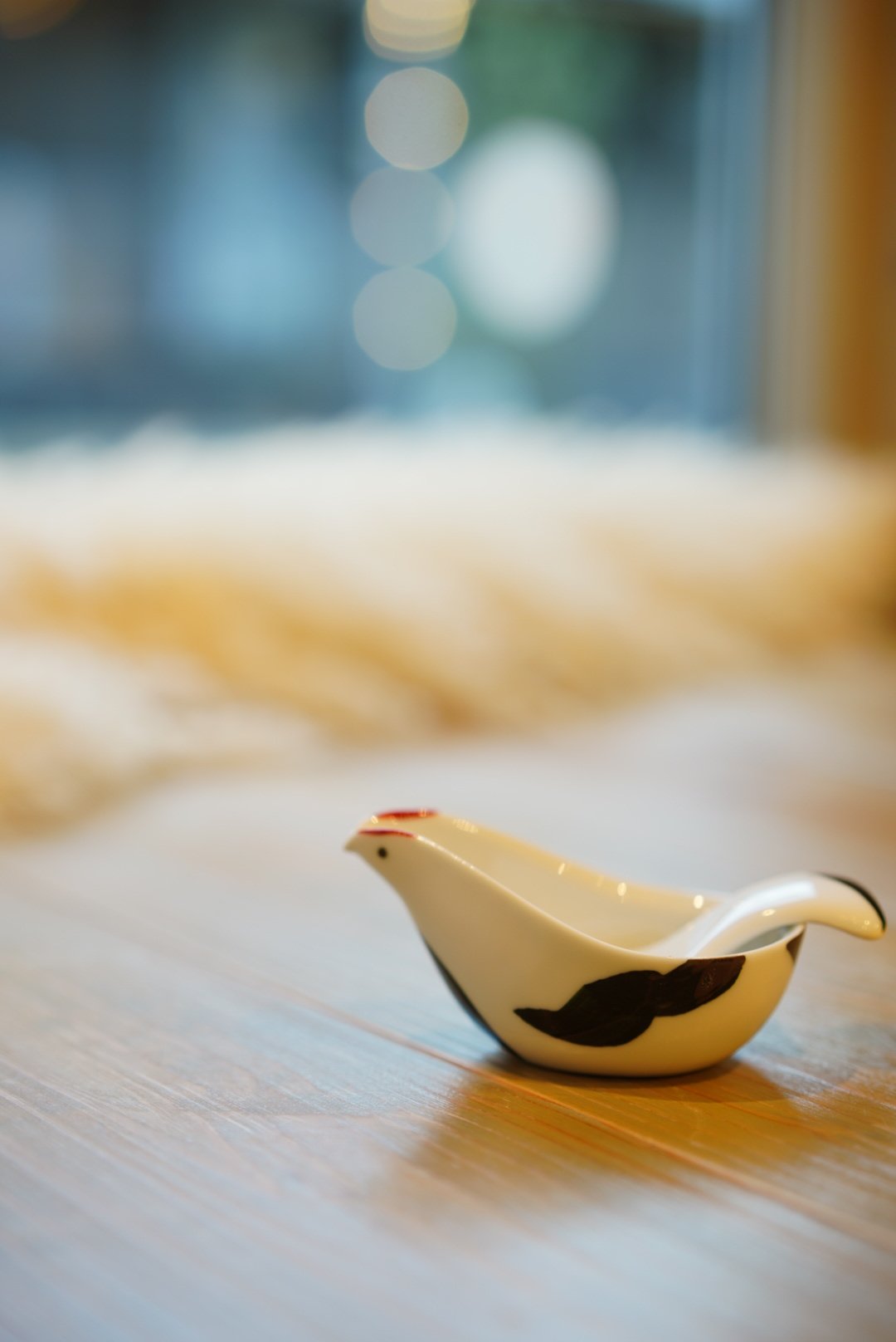 タンチョウ ソースポット スプーン付 | ZOE L'Atelier de Poterie