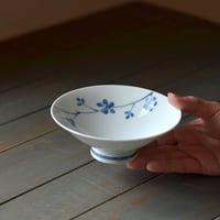 平碗　藍花