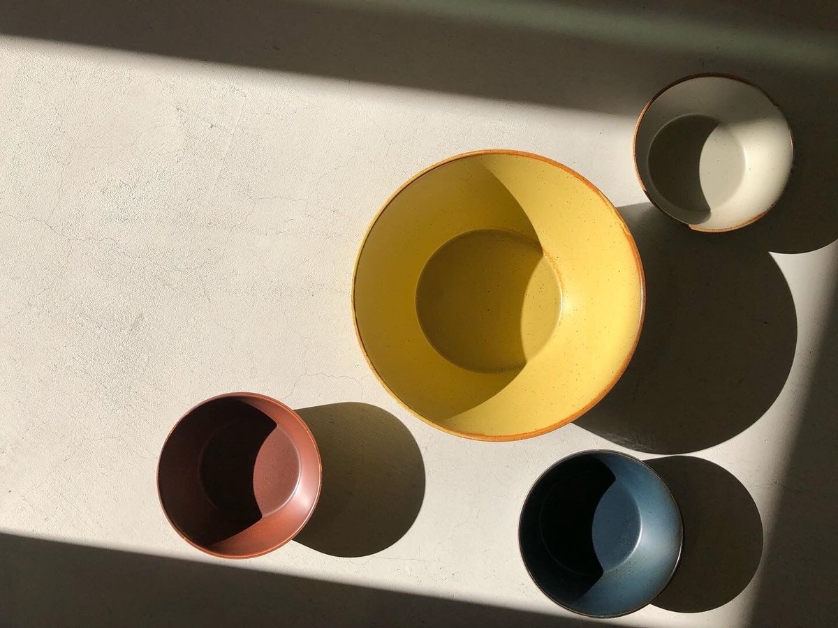 サラダボウル L L アルチザナ | ZOE L'Atelier de Poterie