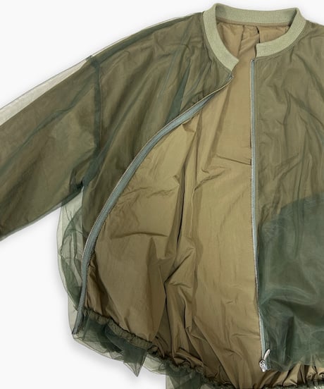 ORGANDY LAYERED JACKET