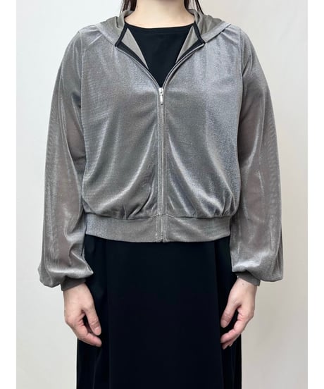 MESHVELOURS ZIP SHORTFOODIE