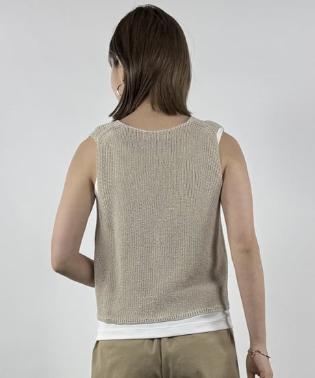 ペーパーヤーンKNITベスト