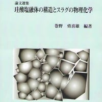 論文選集　珪酸塩融体の構造とスラグの物理化学