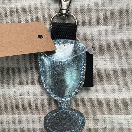 シュールな刺繍ワッペンキーホルダー(F−76メロンソーダ)