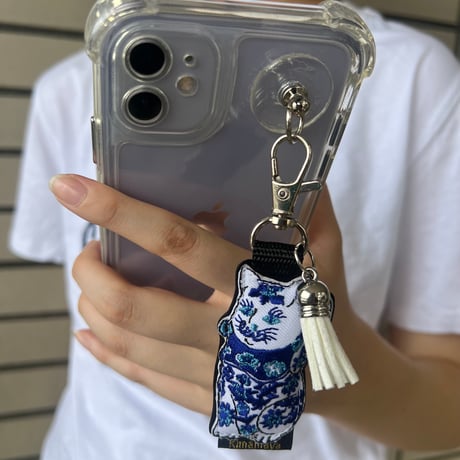 【限定数終了】KEITAMARUYAMA30thコラボレーションinラフォーレ原宿　刺繍ワッペンキーホルダー(招き猫)