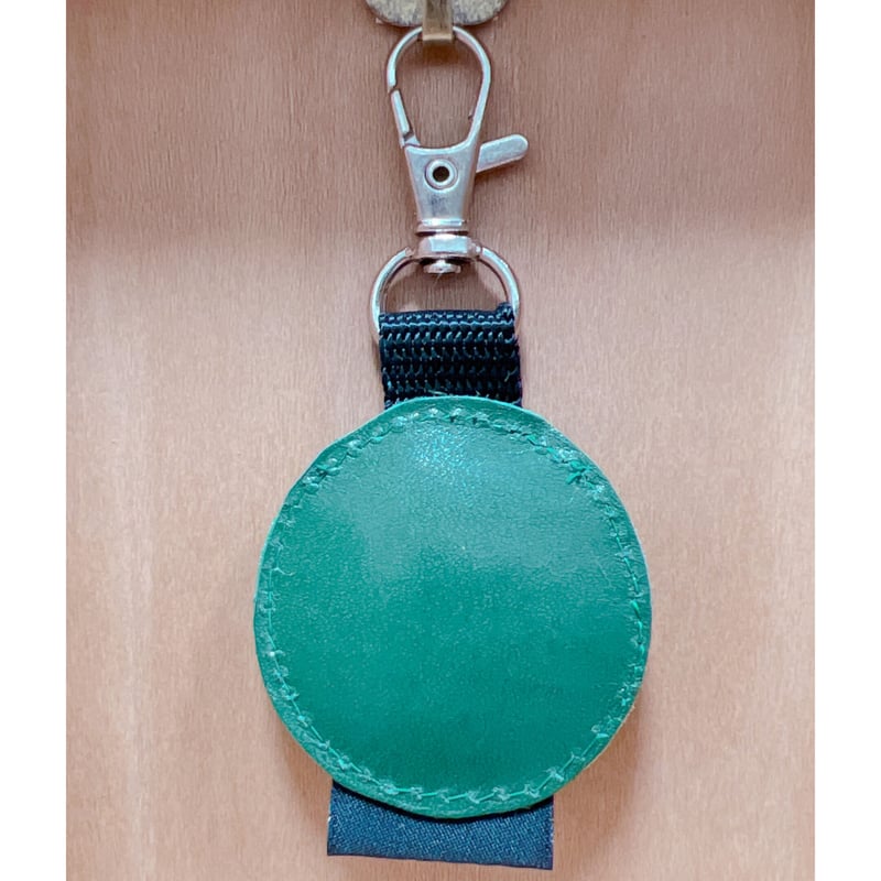 シュールな刺繍ワッペンキーホルダー(G-071リサイクルマーク