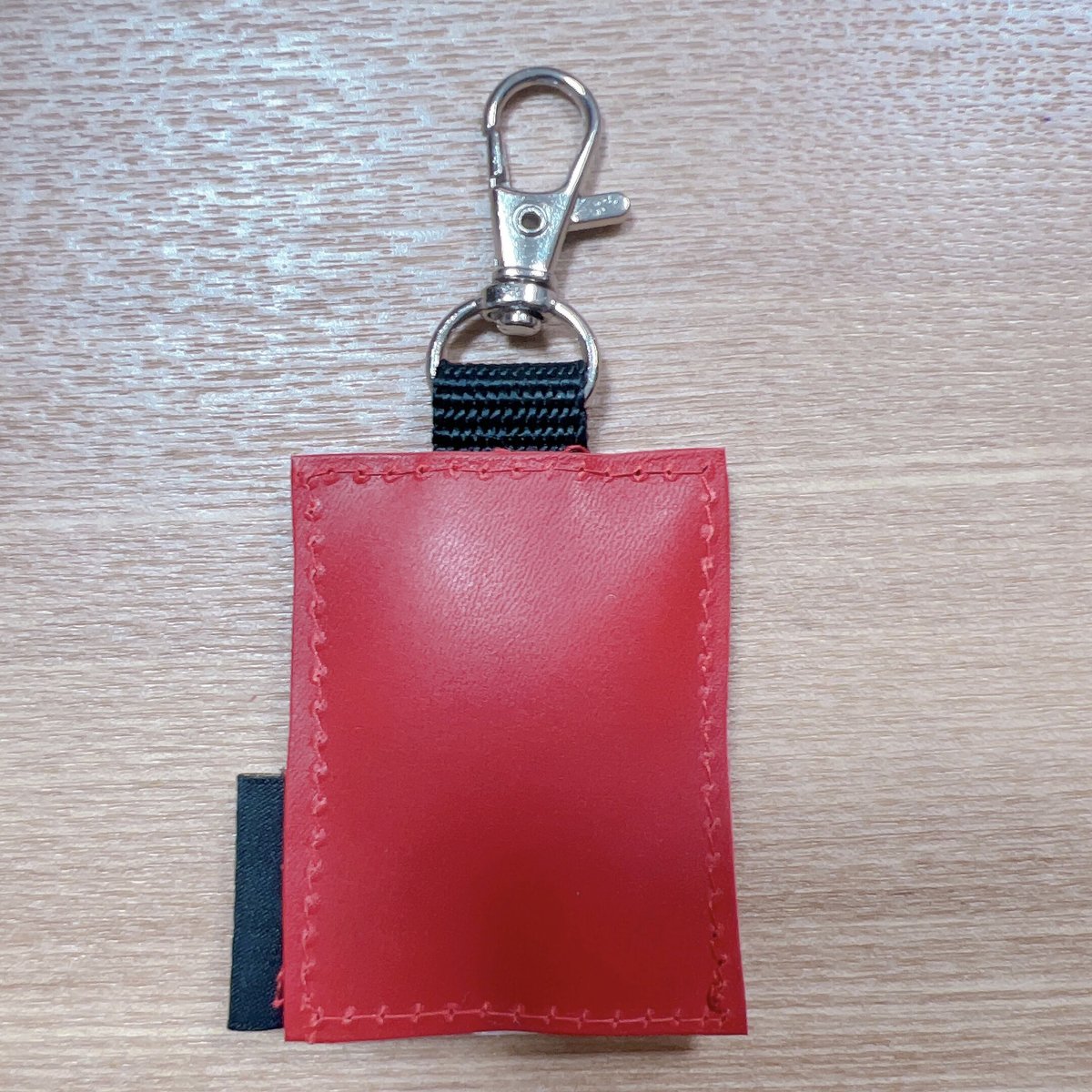 シュールな刺繍ワッペンキーホルダー( F-029天津甘栗