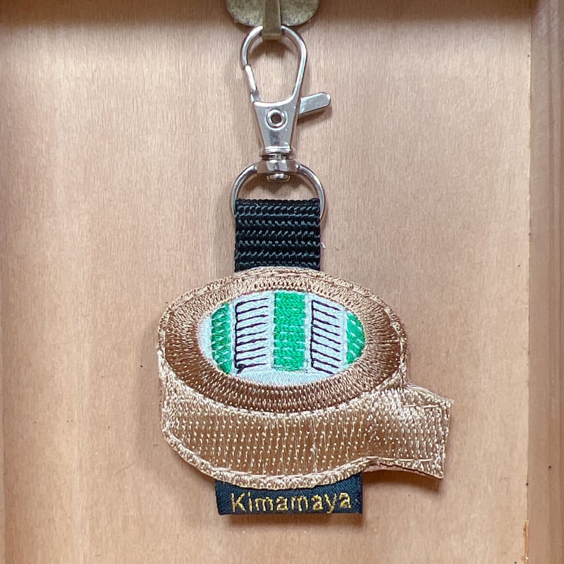 ★KAPITAL★KOUNTRY KESAマフラー ワッペン 刺繍 カーキ ☆KAPITAL☆KOUNTRY KESAマフラー ワッペン 刺繍 カーキ
